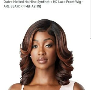 Melted Hairline Synthetic HD Lace Front Wig - Arlissa in Hazel Nut Honey. NWT